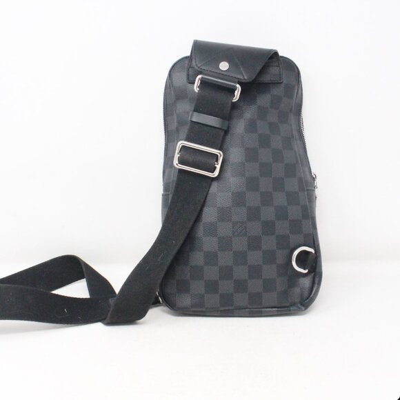 Louis Vuitton #GLDZU3 Damier Graphite Avenue Slingback Bag - Picture 2 of 8